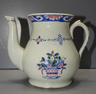 -JOLI PETIT POT VERSEUSE PORCELAINE RECONSTITUTION VIEUX LILLE L DAMON  D