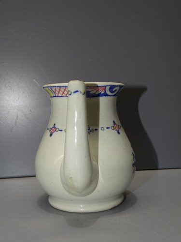 -JOLI PETIT POT VERSEUSE PORCELAINE RECONSTITUTION VIEUX LILLE L DAMON  D