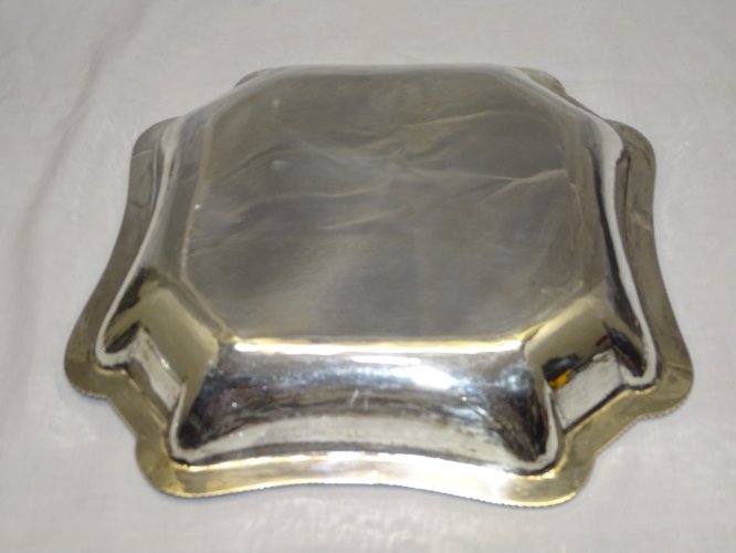 -JOLI PLAT ARGENT MASSIF TITRE 1 Poinçon PUIFORCAT PARIS ART DE LA TABLE VITRINE