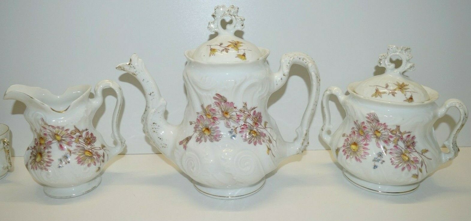 Porzellan Tete a Tete Service von Ginori - Italien um 1880 im Angebot bei 1stDib