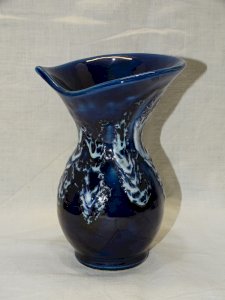 NICE UNBRANDED VINTAGE CERAMIC VASE VALLAURIS Taste 20th Century Deco D