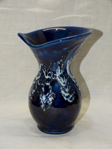 -JOLI VASE CERAMIQUE VINTAGE SANS MARQUE APPARENTE Goût VALLAURIS  Déco XXe  D