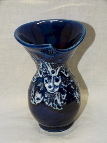 -JOLI VASE CERAMIQUE VINTAGE SANS MARQUE APPARENTE Goût VALLAURIS  Déco XXe  D