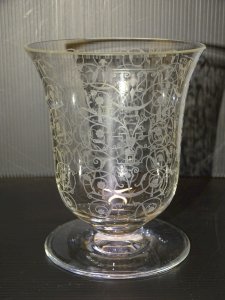 -JOLI VASE CRISTAL BACCARAT MICHEL ANGE COLLECTION DECO VITRINE   D