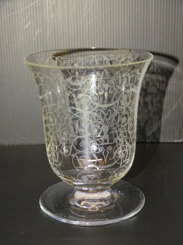 -JOLI VASE CRISTAL BACCARAT MICHEL ANGE COLLECTION DECO VITRINE   D