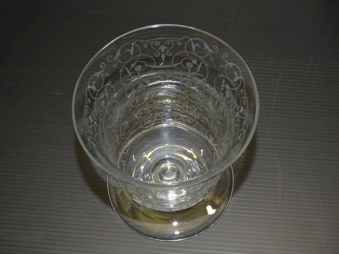 -JOLI VASE CRISTAL BACCARAT MICHEL ANGE COLLECTION DECO VITRINE   D