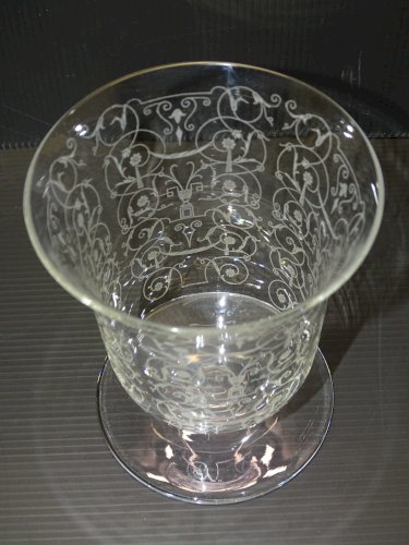 -JOLI VASE CRISTAL BACCARAT MICHEL ANGE COLLECTION DECO VITRINE   D