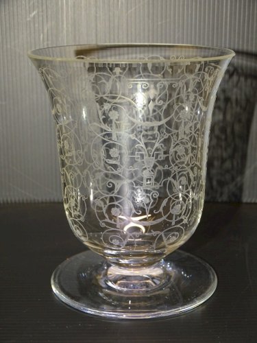 -JOLI VASE CRISTAL BACCARAT MICHEL ANGE COLLECTION DECO VITRINE   D