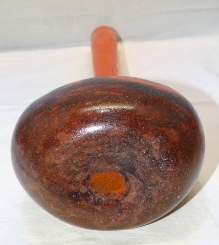 -JOLI VASE DELATTE NANCY BERLUZE  signé GRAND COL  COLLECTION déco   D