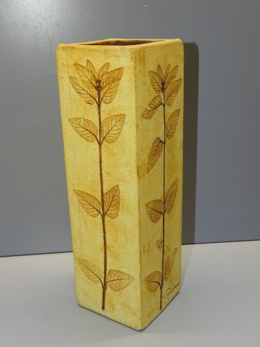 -JOLI VASE HERBIER signé R. LEDUC CIRCA 1960 CAPRON PICAULT VALLAURIS   D
