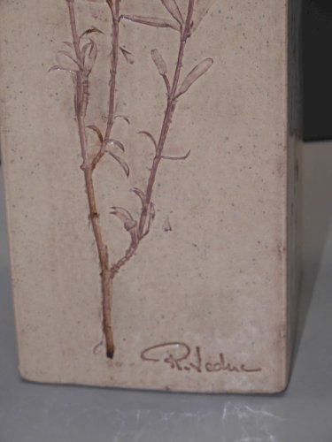 -JOLI VASE HERBIER signé R. LEDUC CIRCA 1960 CAPRON PICAULT VALLAURIS   D