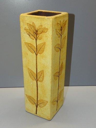 -JOLI VASE HERBIER signé R. LEDUC CIRCA 1960 CAPRON PICAULT VALLAURIS   D