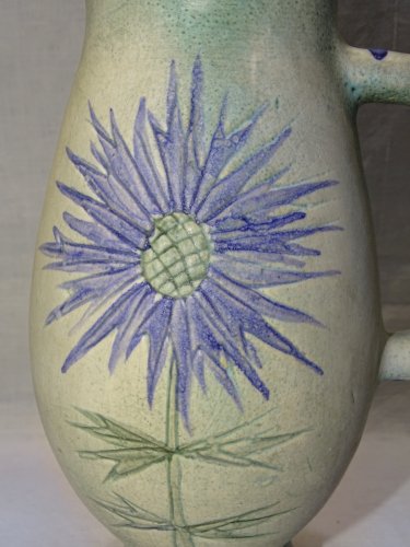 - JOLI VASE PICHET CERAMIQUE signé MARIE MADELEINE JOLLY COLLECTION VINTAGE    D