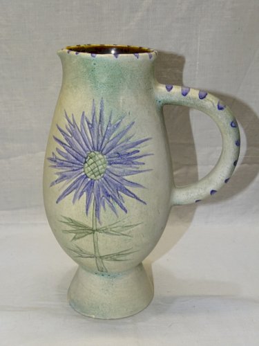 - JOLI VASE PICHET CERAMIQUE signé MARIE MADELEINE JOLLY COLLECTION VINTAGE    D