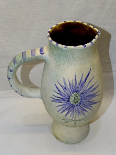 - JOLI VASE PICHET CERAMIQUE signé MARIE MADELEINE JOLLY COLLECTION VINTAGE    D
