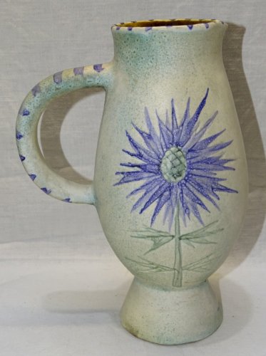 - JOLI VASE PICHET CERAMIQUE signé MARIE MADELEINE JOLLY COLLECTION VINTAGE    D