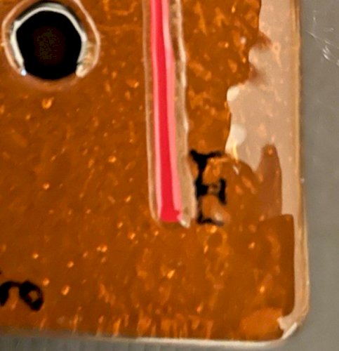 Joli  vide poche en verre d'apres Miro asbrait verrerie art modernisme