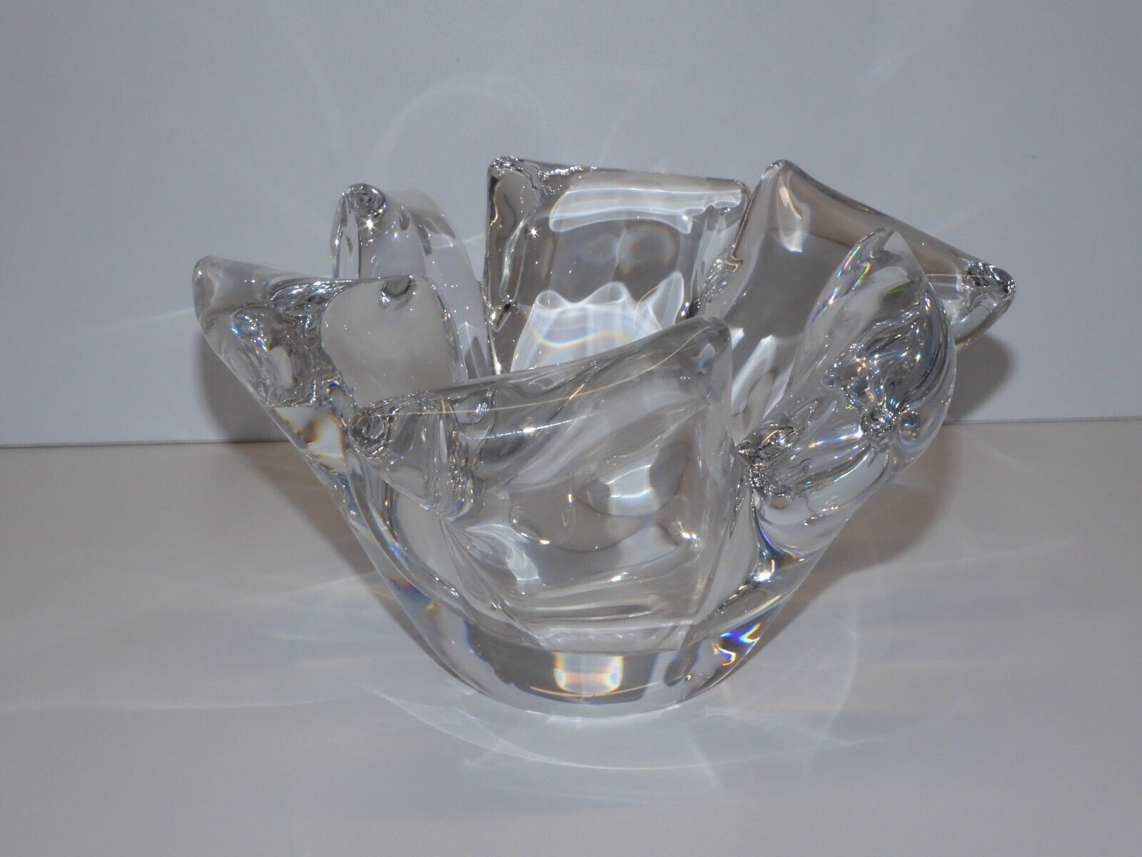 Petit Photophore En Verre Ou Cristal XXe - Sans Marque - Déco Vintage Et Chic