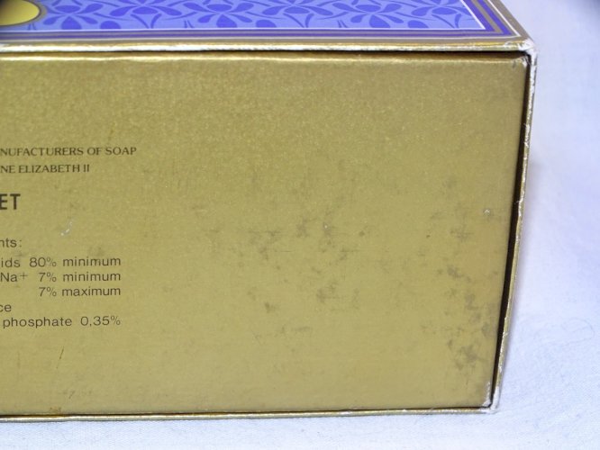 -JOLIE ANCIENNE BOITE SAVON IRIS FLORENCE ROGER et GALLET CARTONNEE VITRINE   D