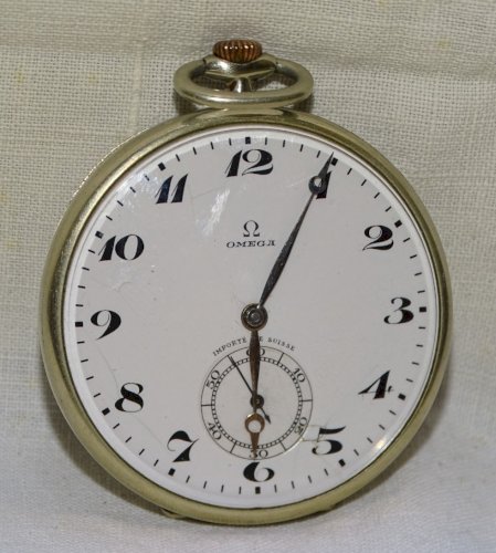 -JOLIE ANCIENNE MONTRE GOUSSET OMEGA  A REVISER NE FONCTIONNE PAS COLLECTION   D