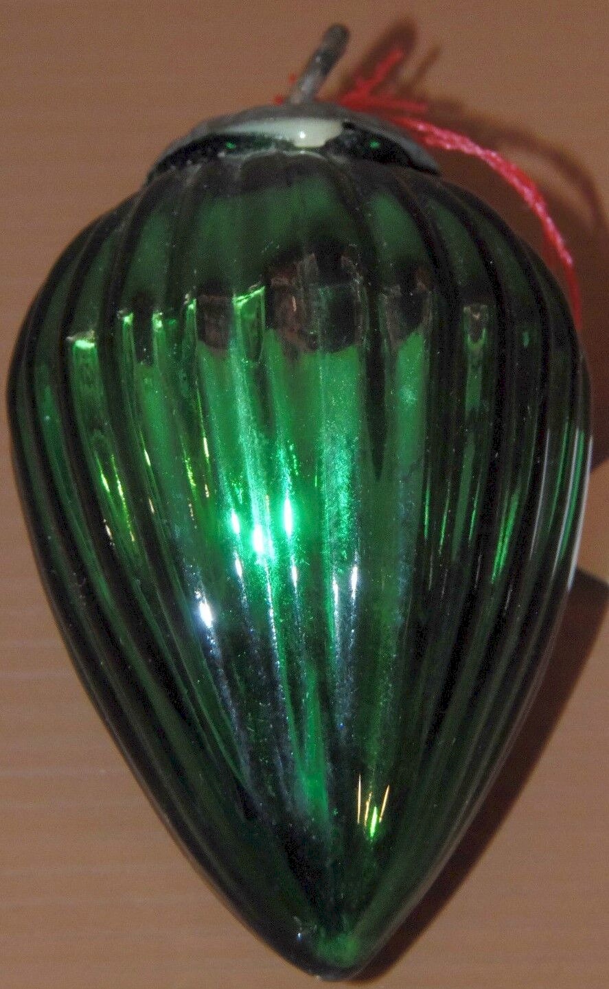 ANCIENNE DÉCORATION NOËL. Grosses Boules Verre Églomisé Peintes. Vintage. GDR EUR 30,00 - FR