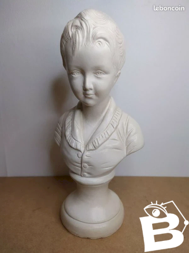 Jolie Buste Enfant En Plâtre en bon etat