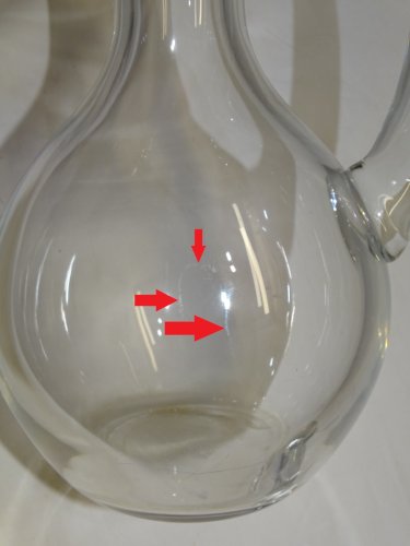 -JOLIE CARAFE CRISTAL BACCARAT AVEC SON BOUCHON COLLECTION DECO TABLE VITRINE  D