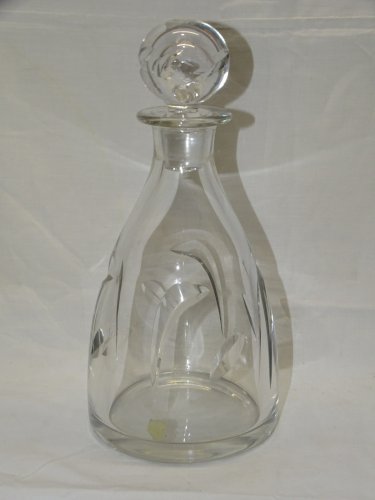 -JOLIE CARAFE CRISTAL SAINT LOUIS AVEC SON BOUCHON MODELE VAUCLUSE DECO TABLE  D
