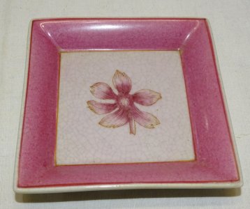 Nice empty ceramic crackle bowl pocket collection showcase decoration D