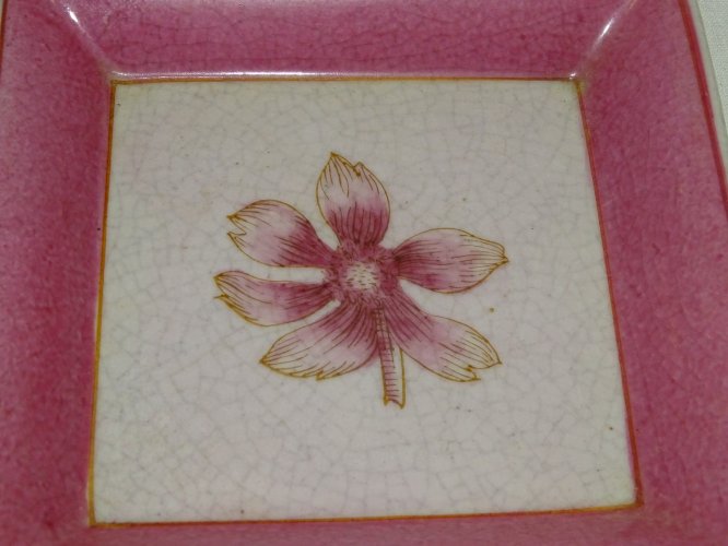 -JOLIE COUPELLE VIDE POCHE CERAMIQUE CRAQUELEE  COLLECTION VITRINE  DECO   D