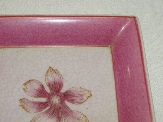 -JOLIE COUPELLE VIDE POCHE CERAMIQUE CRAQUELEE  COLLECTION VITRINE  DECO   D