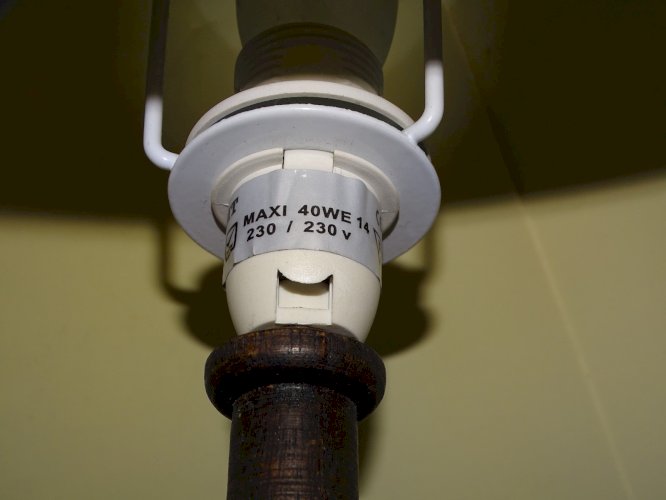 -JOLIE LAMPE A POSER XXe ABAT JOUR façon JUTE CREATION ARTISANALE déco XXe    D