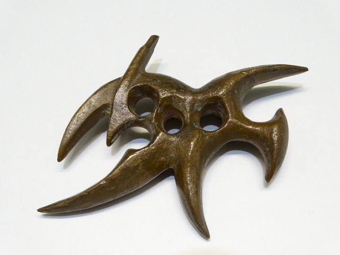 -JOLIE LOURDE SCULPTURE BRONZE COLLECTION VITRINE     D