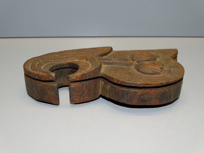 -JOLIE PETITE BALANCE à OPIUM ASIE ou INDE dans son coffret BOIS déco FLEURS   D
