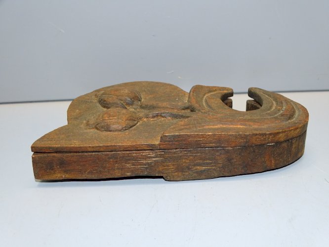 -JOLIE PETITE BALANCE à OPIUM ASIE ou INDE dans son coffret BOIS déco FLEURS   D