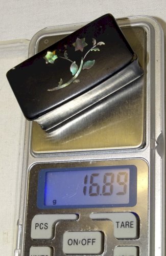 -JOLIE PETITE BOITE A PRISER ou à PILULES CARTON BOUILLI NAPOLEON III N III    D