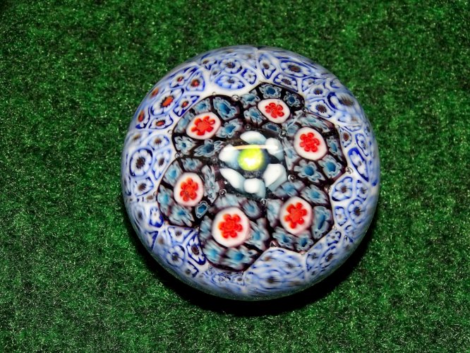 -JOLIE PETITE BOULE DE SULFURE PRESSE PAPIER PAPERWEIGHT COLLECTION VITRINE   D