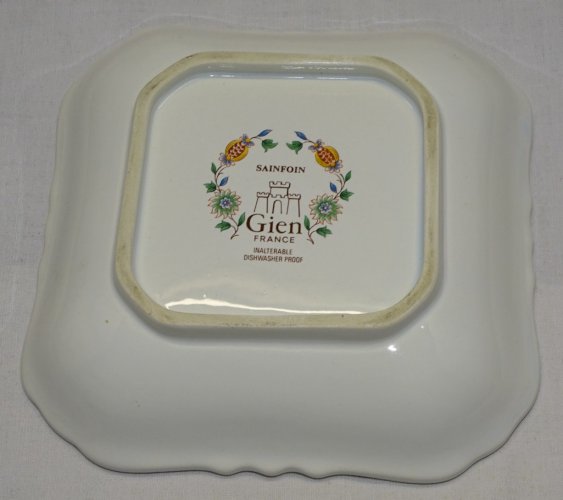 -JOLIE PETITE COUPELLE VIDE POCHE CERAMIQUE GIEN SAINFOIN COLLECTION déco XXe