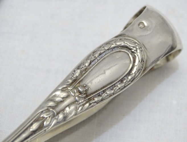 -JOLIE PINCE A SUCRE en ARGENT XIXe  poinçon MINERVE TITRE 2 COLLECTION VITRINE