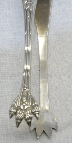 -JOLIE PINCE A SUCRE en ARGENT XIXe  poinçon MINERVE TITRE 2 COLLECTION VITRINE