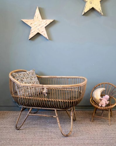 Joseph, le lit bébé en rotin N°4