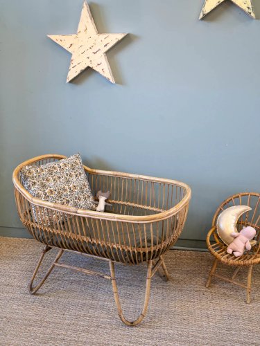 Joseph, le lit bébé en rotin N°4