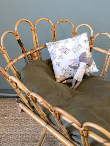 Joseph, le lit bébé en rotin N°5