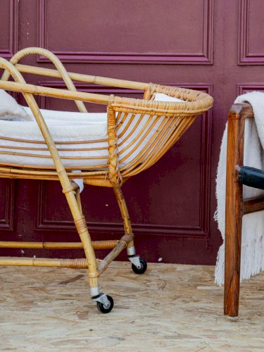 Joseph, le lit bébé en rotin N°6