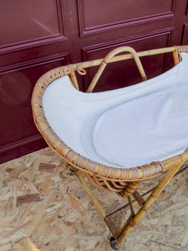 Joseph, le lit bébé en rotin N°6