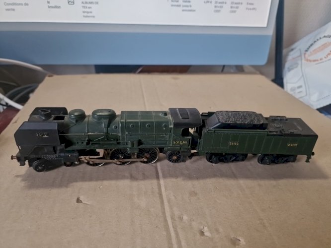 Jouef Pacific 231 C 60 SNCF Echelle HO Locomotive à Vapeur - + tender