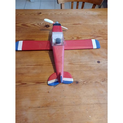 Jouet Ancien Avion Bois