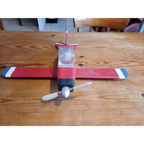 Jouet Ancien Avion Bois