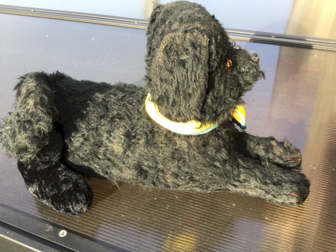 Jouet Ancien Chien Peluche longueur 40 cm