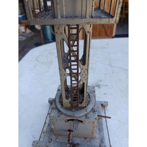 Jouet Ancien en Métal Joustra  Grue 